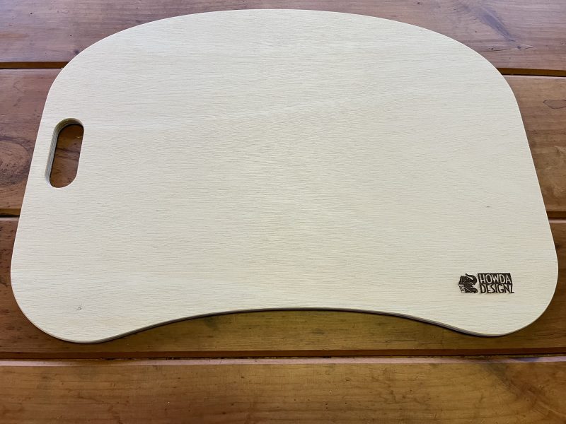 Howda portable natural wood flap table