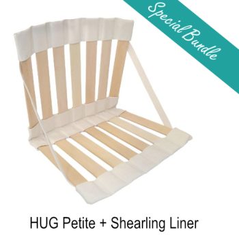 Cover shot for HowdaSEAT petite bundle with shearling liner